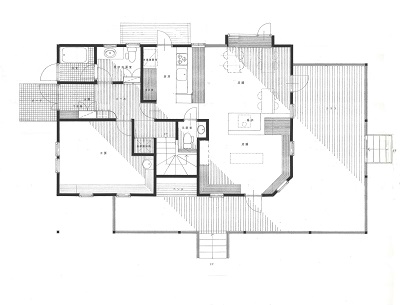 綿貫邸1F間取図